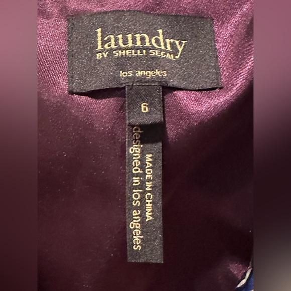 Laundry by Shelli Segal Sleeveless Silk Maxi Dress Striped Weave Abstract Print - Picture 9 of 11